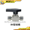 1/4"screw npt female thread male ball valve